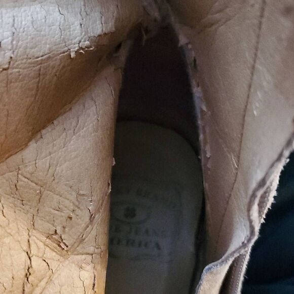 Lucky Brand Women's Light Brown Tan Western Style Booties Size 9 - Picture 6 of 6